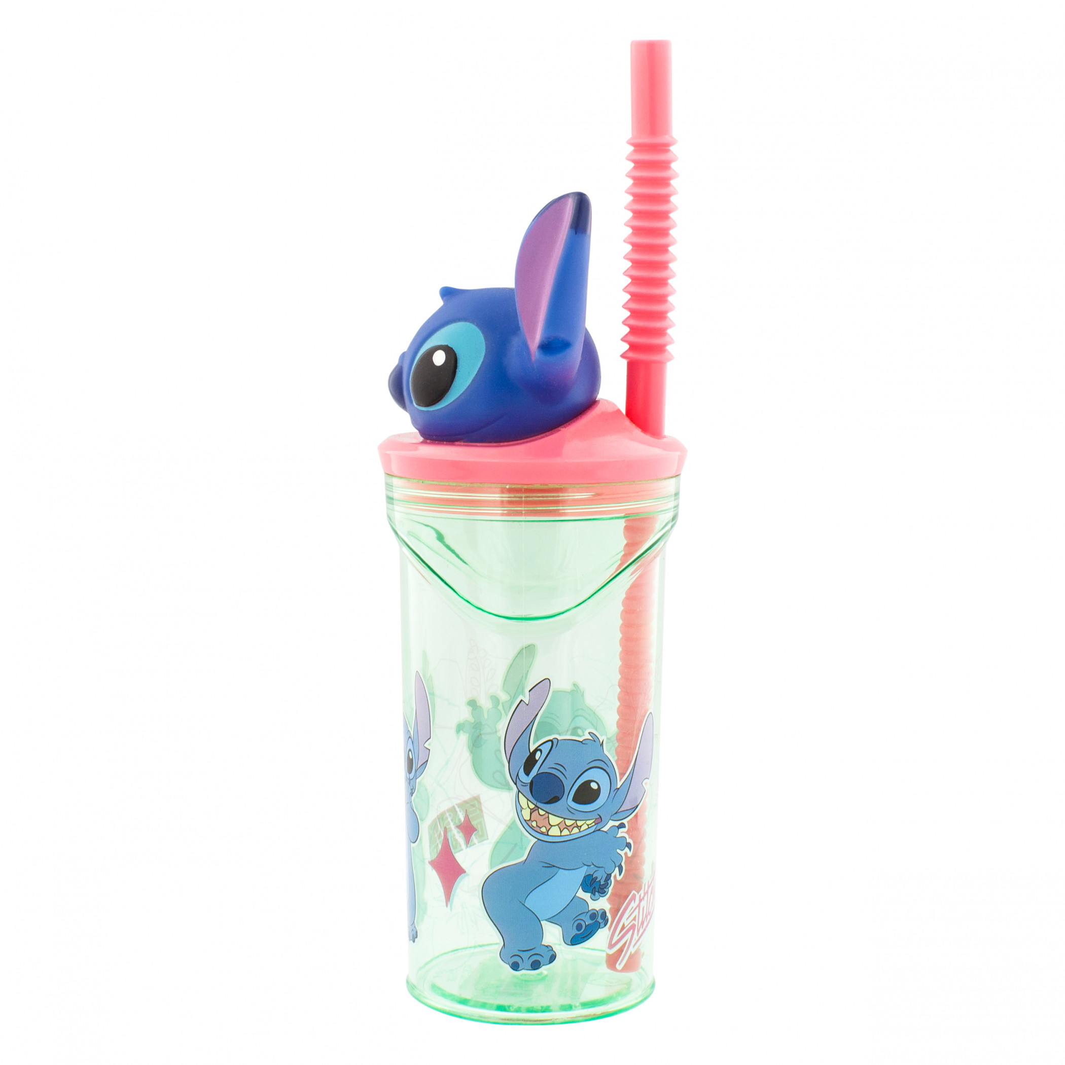 Lilo & Stitch 3D Stitch Straw Tumbler